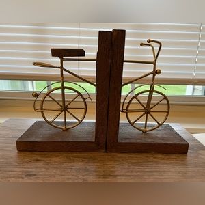 Bicycle book ends